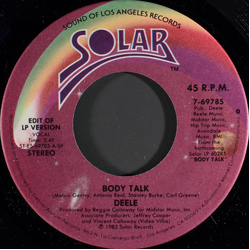 The Deele Body Talk Vinyl 7" USED