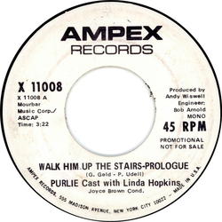 "Purlie" Cast / Linda Hopkins / Cleavon Little / Novella Nelson Walk Him Up The Stairs-Prologue / Down Home Vinyl 7" USED