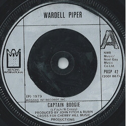 Wardell Piper Captain Boogie Vinyl 7" USED