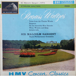 Johann Strauss Jr. / Sir Malcolm Sargent Waltzes Vinyl LP USED