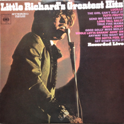 Little Richard Little Richard's Greatest Hits Recorded Live Vinyl LP USED