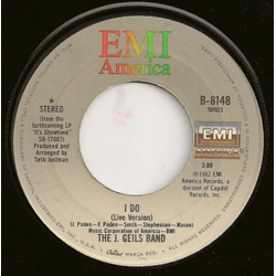 The J. Geils Band I Do (Live Version) Vinyl 7" USED