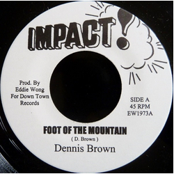 Dennis Brown Foot Of The Mountain Vinyl 7" USED