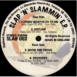 Various Slap 'N' Slammin' E.P. Vinyl 12" USED
