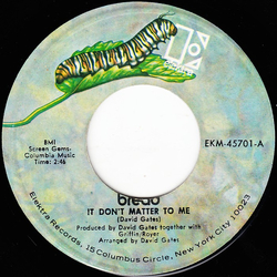 Bread It Don't Matter To Me Vinyl 7" USED