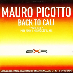 Mauro Picotto Back To Cali Vinyl 12" USED