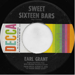 Earl Grant Sweet Sixteen Bars Vinyl 7" USED