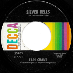 Earl Grant Silver Bells / Jingle Bells Vinyl 7" USED