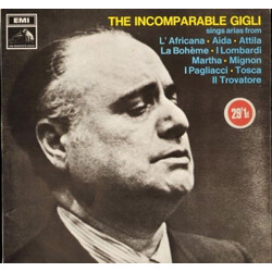 Beniamino Gigli The Incomparable Gigli Vinyl LP USED