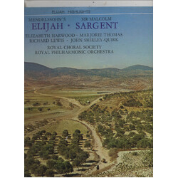 Felix Mendelssohn-Bartholdy / The Royal Choral Society / The Royal Philharmonic Orchestra / Sir Malcolm Sargent Highlights From "Elijah" Vinyl LP USED