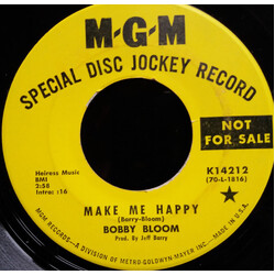 Bobby Bloom Make Me Happy USED VINYL 7INCH PROMO
