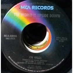 Joe Higgs The World Is Upside Down / Let Us Do Something Vinyl 7" USED