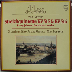 Wolfgang Amadeus Mozart / Grumiaux Trio / Arpad Gérecz / Max Lesueur Streichquintette KV 515 & KV 516 Vinyl LP USED