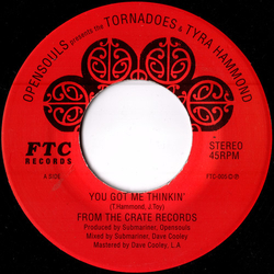 The Tornadoes UK / Tyra Hammond You Got Me Thinkin' / Huihui Vinyl 7" USED