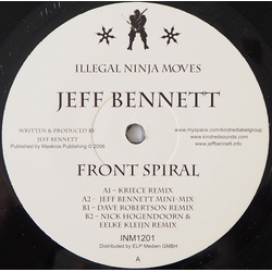 Jeff Bennett Front Spiral Vinyl 12" USED