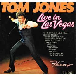 Tom Jones Live In Las Vegas Vinyl LP USED