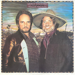 Merle Haggard / Willie Nelson Poncho & Lefty Vinyl LP USED