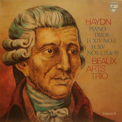 Joseph Haydn / Beaux Arts Trio Piano Trios H.XIV No. 6 / H.XV Nos. 1, 37 & 39 (Volume 13) Vinyl LP USED