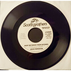 Doug Kershaw Keep Between Them Ditches USED VINYL 7INCH 45 RPM PROMO