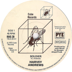 Harvey Andrews Soldier Vinyl 7" USED
