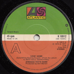 Average White Band Goin' Home Vinyl 7" USED
