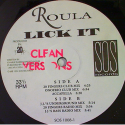 Roula Lick It Vinyl 12" USED