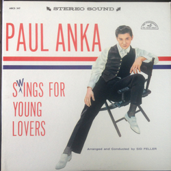 Paul Anka Swings For Young Lovers Vinyl LP USED