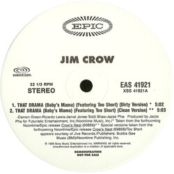 Jim Crow That Drama (Baby's Mama) VINYL 12" USED