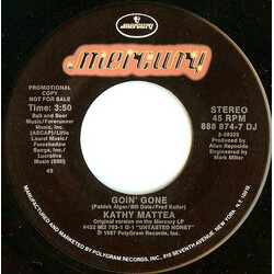 Kathy Mattea Goin' Gone USED VINYL 7INCH 45 RPM PROMO