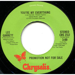 Lee Garrett You're My Everything Vinyl 7" USED