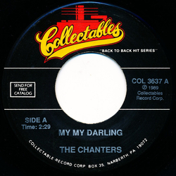 The Chanters My My Darling / At My Door Vinyl 7" USED