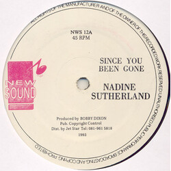 Nadine Sutherland / Yami Bolo Since You Been Gone / Weep Not USED VINYL 12INCH 45 RPM