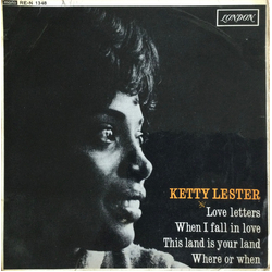 Ketty Lester Ketty Lester Vinyl 7" USED