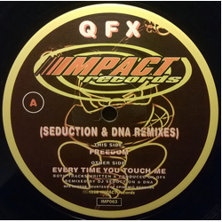 QFX Freedom / Every Time You Touch Me (Seduction & DNA Remixes) Vinyl 12" USED