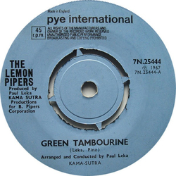 The Lemon Pipers Green Tambourine Vinyl 7" USED