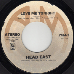Head East Love Me Tonight / Fly By Night Lady Vinyl 7" USED