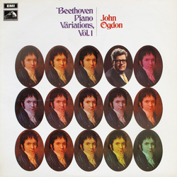 Ludwig van Beethoven / John Ogdon Piano Variations, Vol. 1 Vinyl LP USED
