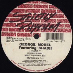 George Morel / Shadii I Found It Vinyl 12" USED