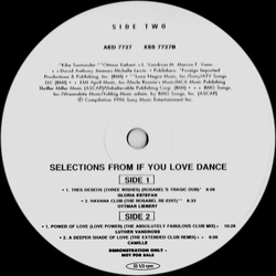 Various Selections From If You Love Dance Vinyl 12" USED