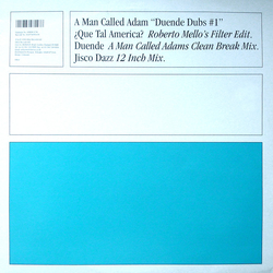 A Man Called Adam Duende Dubs #1 Vinyl 12" USED