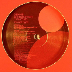 Dennis Christopher / Whitney Houston It's Not Right Vinyl 12" USED