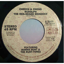 Cheech & Chong Rudolph The Red-Nosed Reindeer / Santa Claus And His Old Lady Vinyl 7" USED