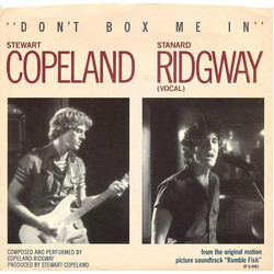 Stewart Copeland / Stan Ridgway Don't Box Me In Vinyl 7" USED