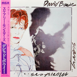 David Bowie Scary Monsters Vinyl LP USED