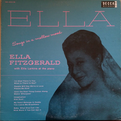 Ella Fitzgerald / Ellis Larkins Ella - Songs In A Mellow Mood Vinyl LP USED