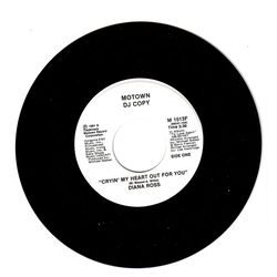 Diana Ross Cryin' My Heart Out For You Vinyl 7" USED