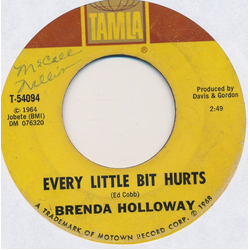Brenda Holloway Every Little Bit Hurts / Land Of A Thousand Boys Vinyl 7" USED