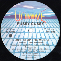 Fussy Cussy Don't Stop The Music Vinyl 12" USED