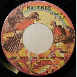 Hot You Brought The Woman Out Of Me Vinyl 7" USED