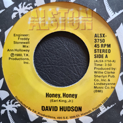 David Hudson (2) Honey, Honey / Come On Back Baby Vinyl 7" USED